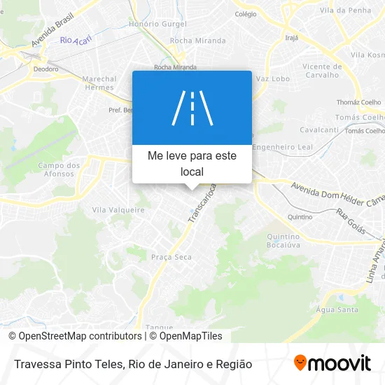 Travessa Pinto Teles mapa