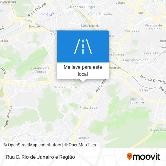 Rua D mapa