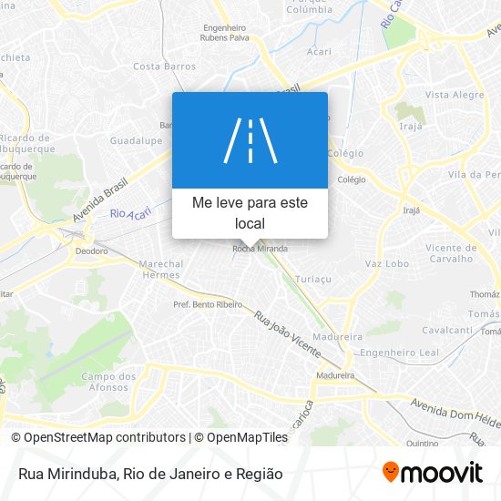 Rua Mirinduba mapa