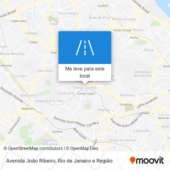 Avenida João Ribeiro mapa