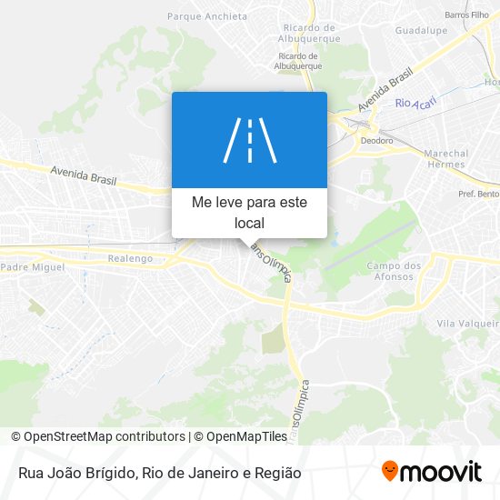 Rua João Brígido mapa