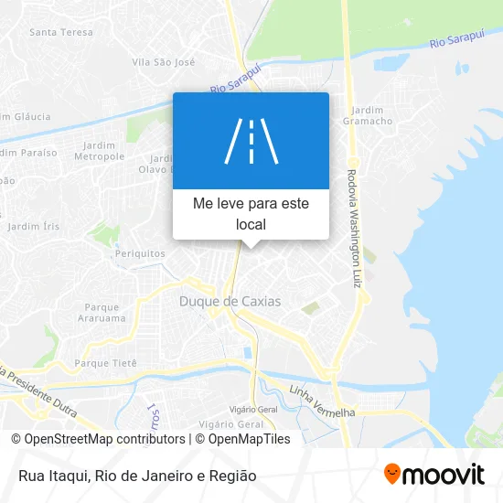Rua Itaqui mapa