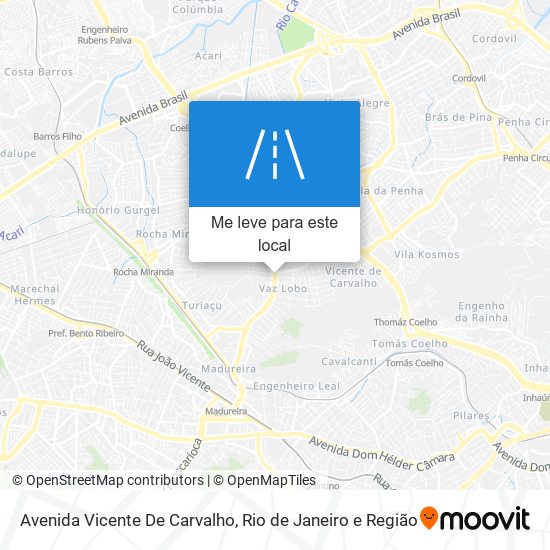 Avenida Vicente De Carvalho mapa