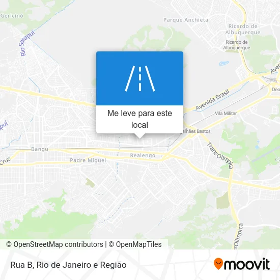 Rua B mapa