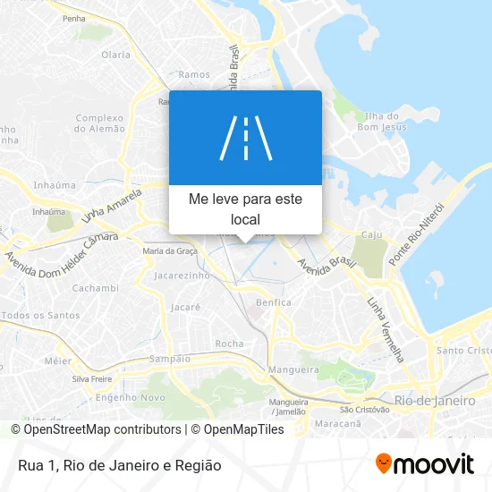 Rua 1 mapa