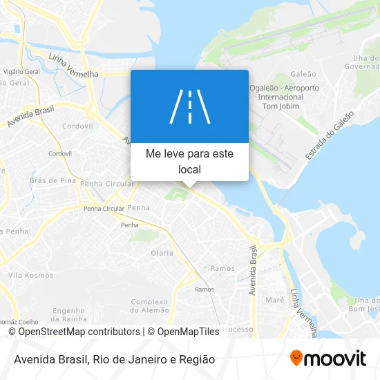 Avenida Brasil mapa