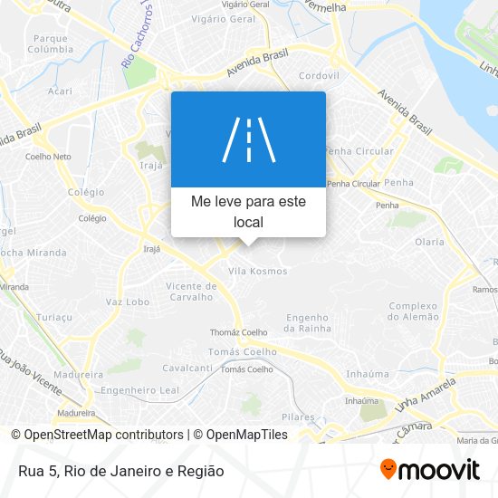 Rua 5 mapa