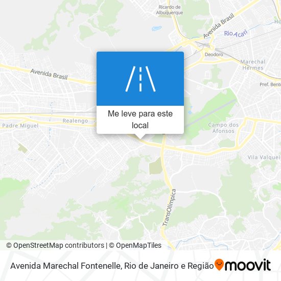 Avenida Marechal Fontenelle mapa