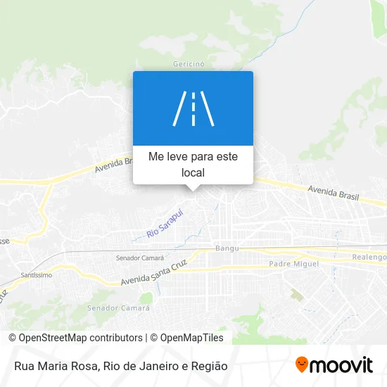 Rua Maria Rosa mapa