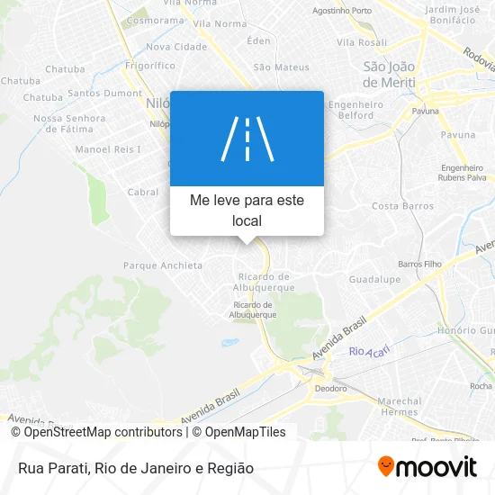 Rua Parati mapa