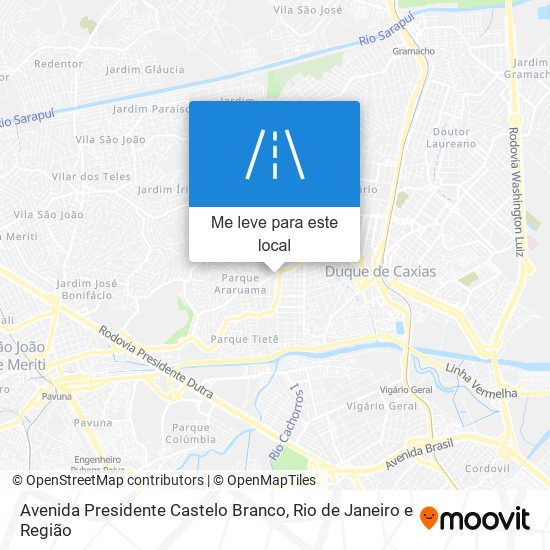 Avenida Presidente Castelo Branco mapa