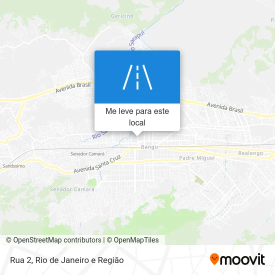 Rua 2 mapa
