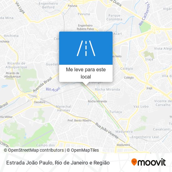 Estrada João Paulo mapa