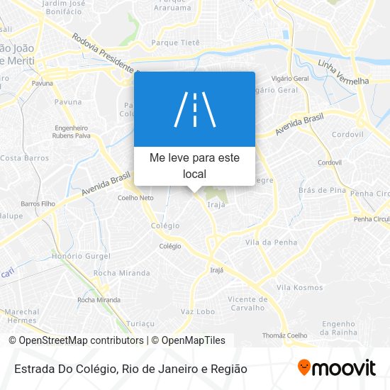 Estrada Do Colégio mapa