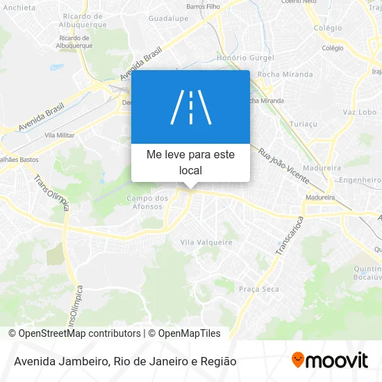 Avenida Jambeiro mapa
