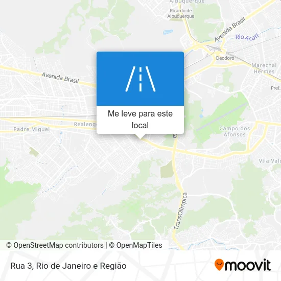 Rua 3 mapa