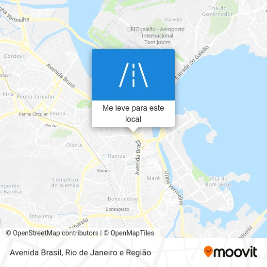 Avenida Brasil mapa
