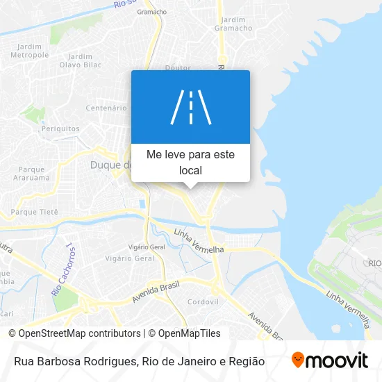 Rua Barbosa Rodrigues mapa