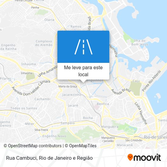 Rua Cambuci mapa