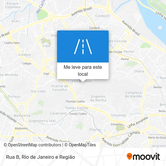 Rua B mapa