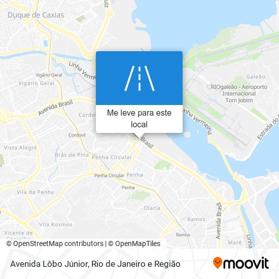 Avenida Lôbo Júnior mapa