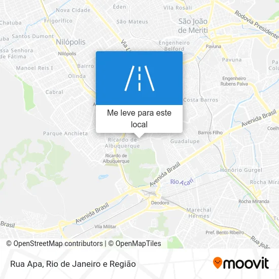 Rua Apa mapa