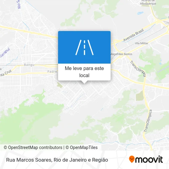 Rua Marcos Soares mapa