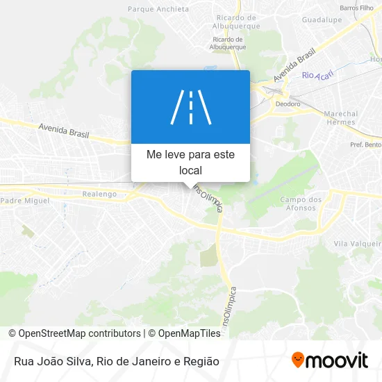 Rua João Silva mapa