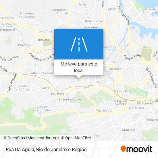 Rua Da Águia mapa