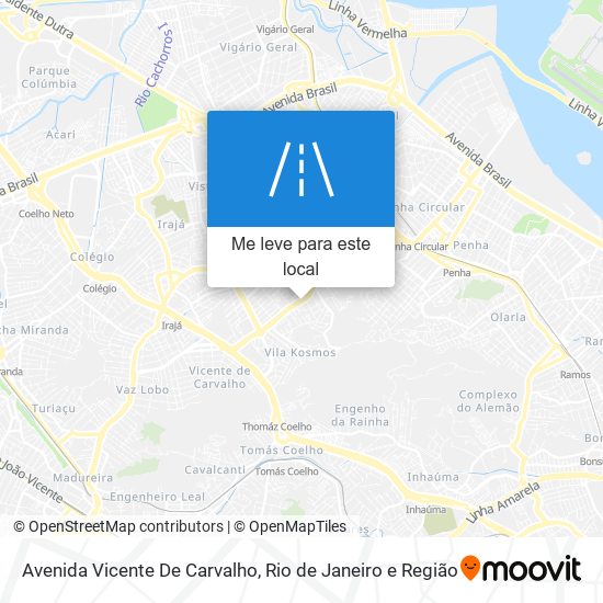 Avenida Vicente De Carvalho mapa
