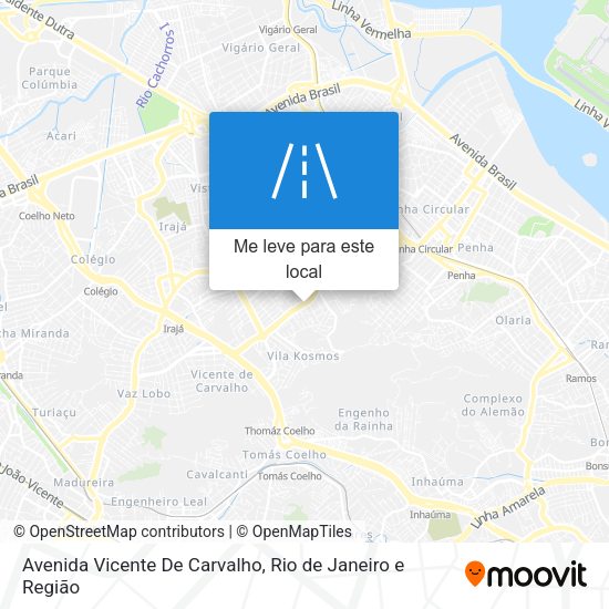 Avenida Vicente De Carvalho mapa