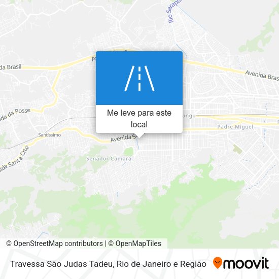 Travessa São Judas Tadeu mapa