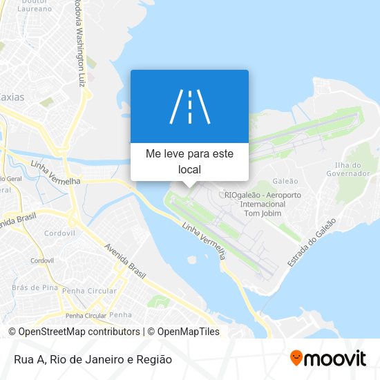 Rua A mapa