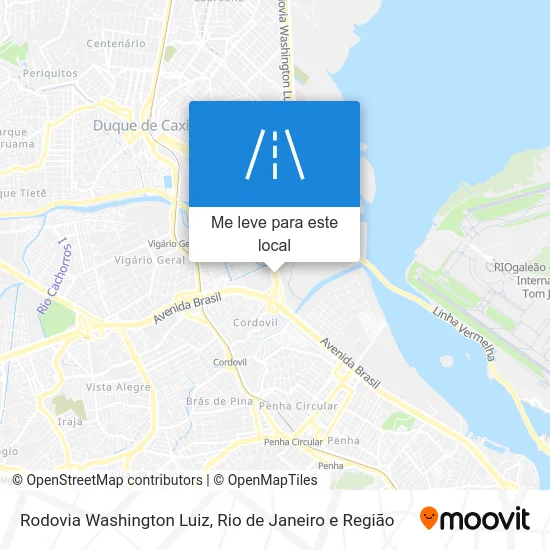 Rodovia Washington Luiz mapa
