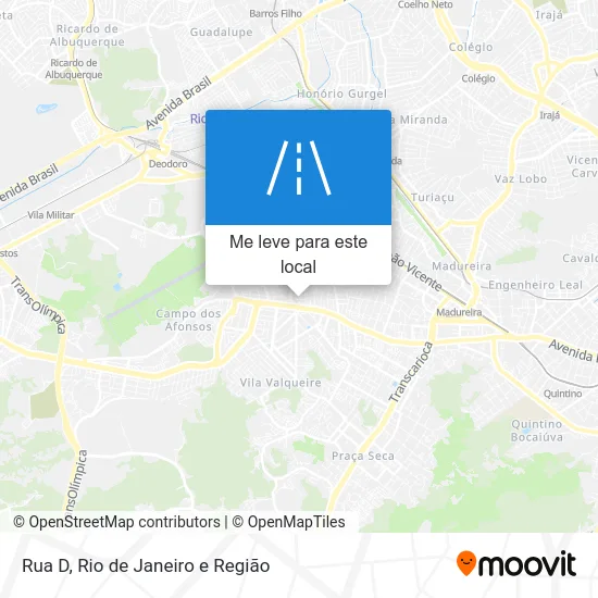 Rua D mapa