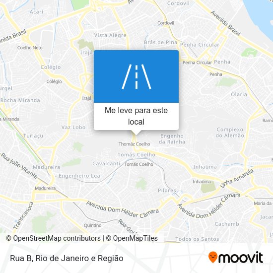 Rua B mapa