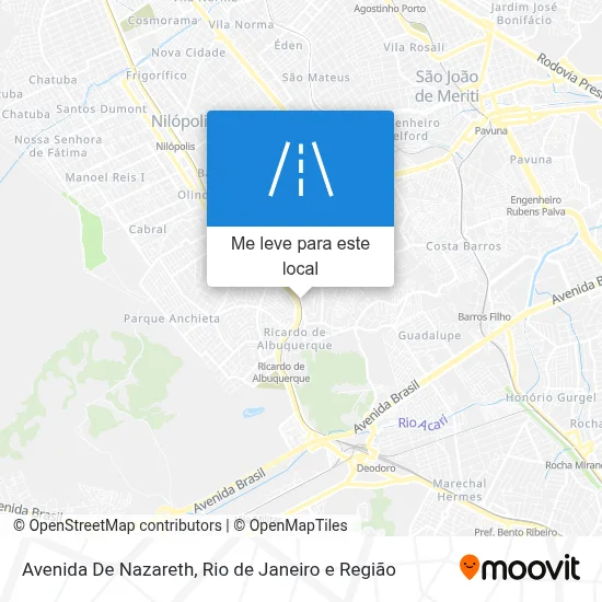 Avenida De Nazareth mapa