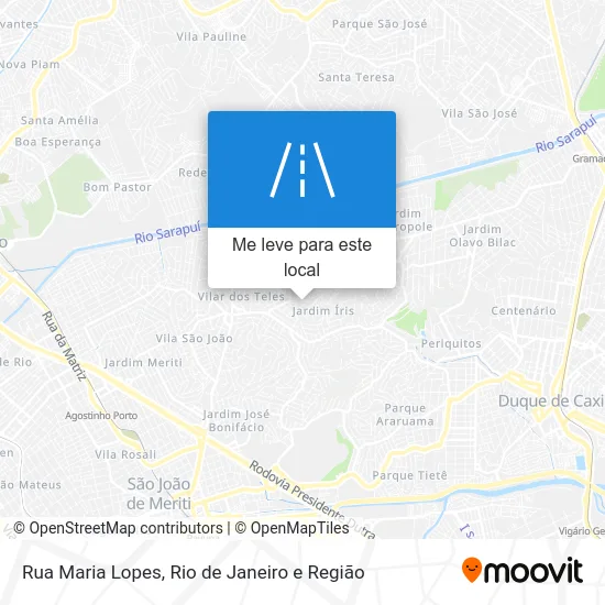 Rua Maria Lopes mapa