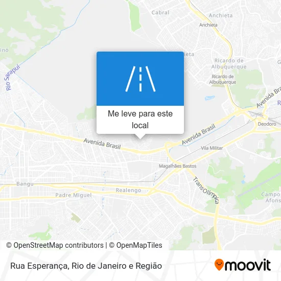 Rua Esperança mapa