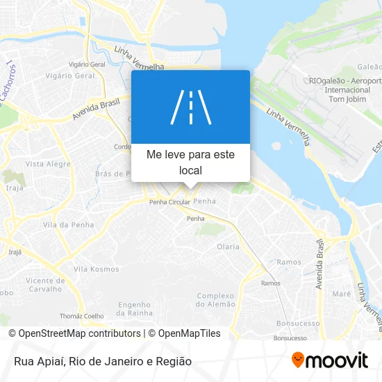 Rua Apiaí mapa