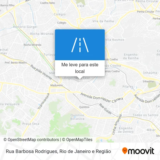 Rua Barbosa Rodrigues mapa