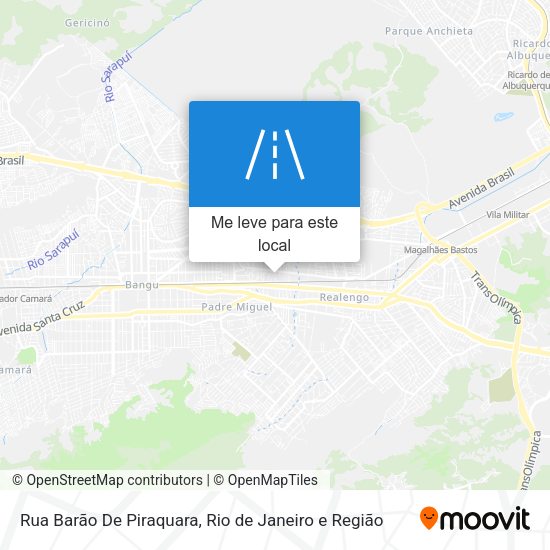 Rua Barão De Piraquara mapa