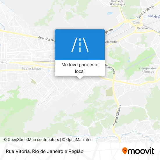 Rua Vitória mapa