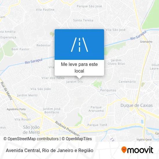 Avenida Central mapa