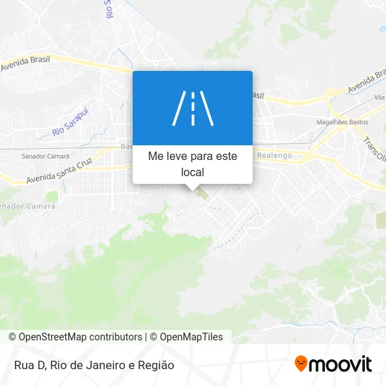 Rua D mapa