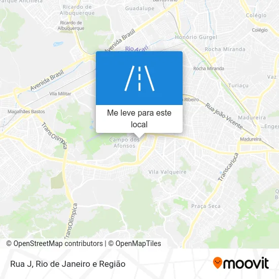 Rua J mapa