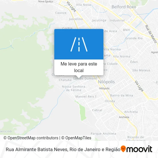 Rua Almirante Batista Neves mapa