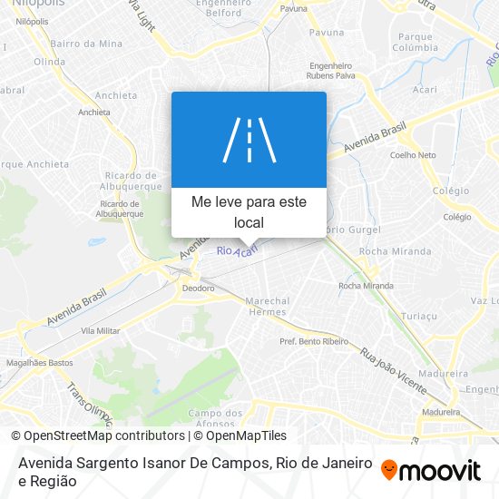 Avenida Sargento Isanor De Campos mapa