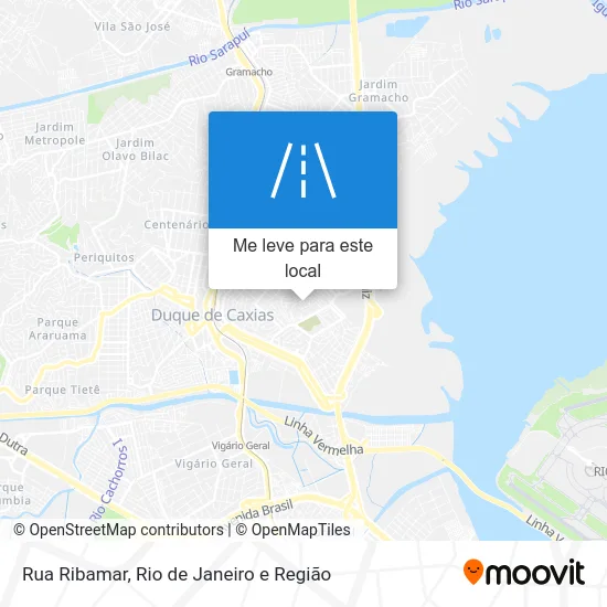Rua Ribamar mapa