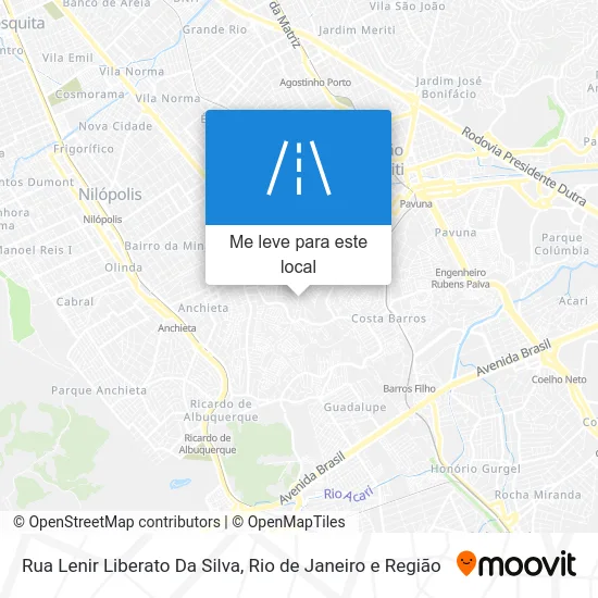 Rua Lenir Liberato Da Silva mapa